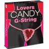 Caja del tanga de caramelos Lovers Candy G-String con corazón