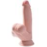 King cock plus 3d cock swinging balls 15.2 cm - natural - 1
