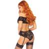 Leg avenue set dos piezas top y teddy - 2