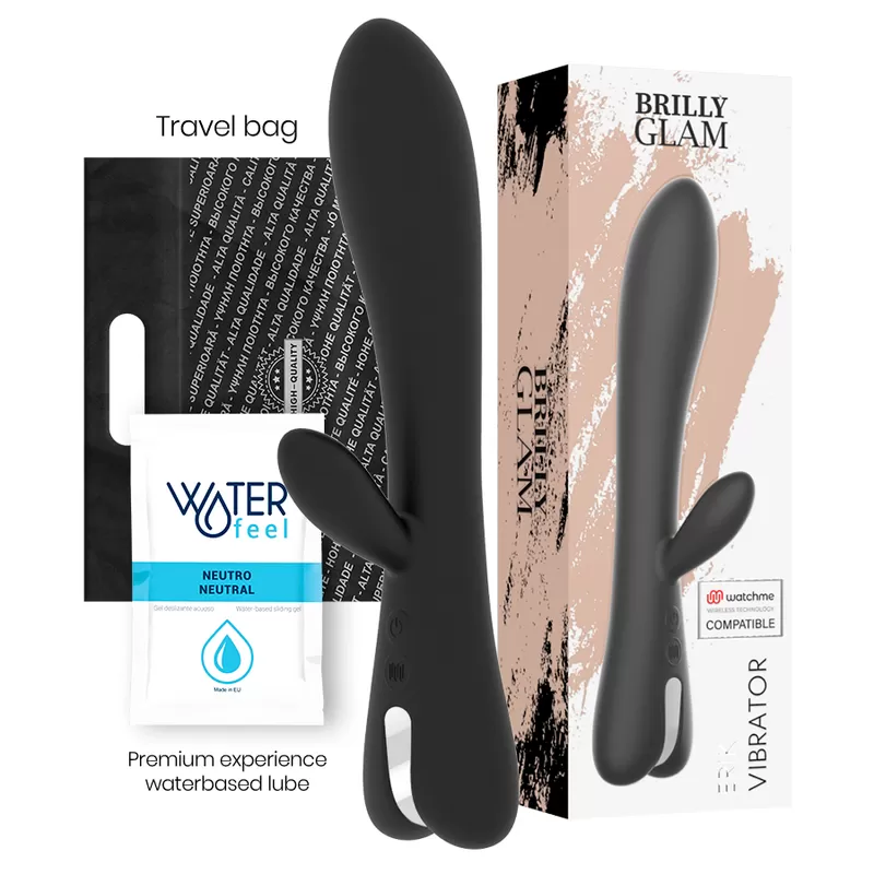 Brilly glam erik vibrador compatible con watchme wireless technology