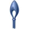 Satisfyer Bullseye azul con su lazo ajustable