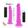 Diversia dildo flexible con vibracion 21 cm - lila - 1