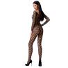 Passion woman bs077 bodystocking talla unica negro - 2
