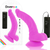 Diversia dildo flexible con vibracion 21.5 cm - lila - 1