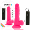 Diversia dildo flexible con vibracion 20.5 cm - rosa - 1