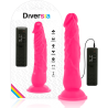 Diversia dildo flexible con vibracion 21 cm - rosa - 1