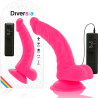 Diversia dildo flexible con vibracion 21.5 cm - rosa - 1