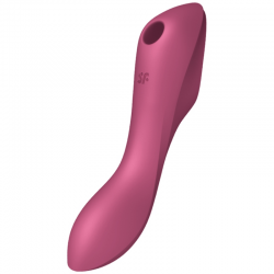 Satisfyer curvy trinity 3 estimulador y vibrador - rojo