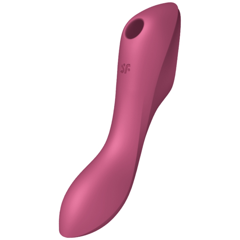 Satisfyer curvy trinity 3 estimulador y vibrador - rojo Satisfyer curvy trinity 3 estimulador y vibrador - rojo