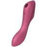 Satisfyer Curvy Trinity 3 rojo, de frente