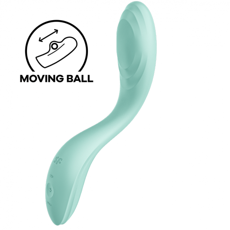 Satisfyer rrrolling pleasure vibrador punto g - verde Satisfyer rrrolling pleasure vibrador punto g - verde