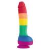 Pride - dildo bandera lgbt 19 cm - 1