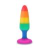 Pride - plug twink bandera lgbt 8,5 cm - 1
