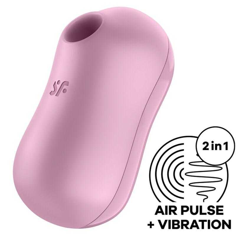 Satisfyer cotton candy estimulador y vibrador - lila Satisfyer cotton candy estimulador y vibrador - lila