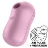 Satisfyer cotton candy estimulador y vibrador - lila - 1