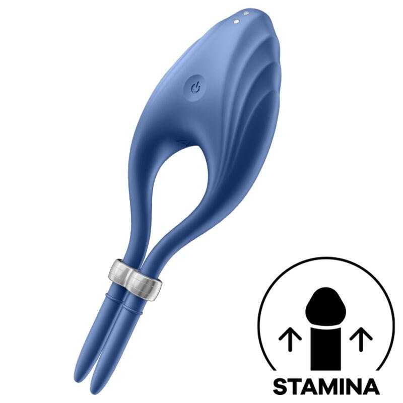Satisfyer duelist anillo vibrador - azul Satisfyer duelist anillo vibrador - azul