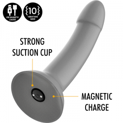 Mythology rune majestic dildo s - vibrador compatible con watchme wireless technology