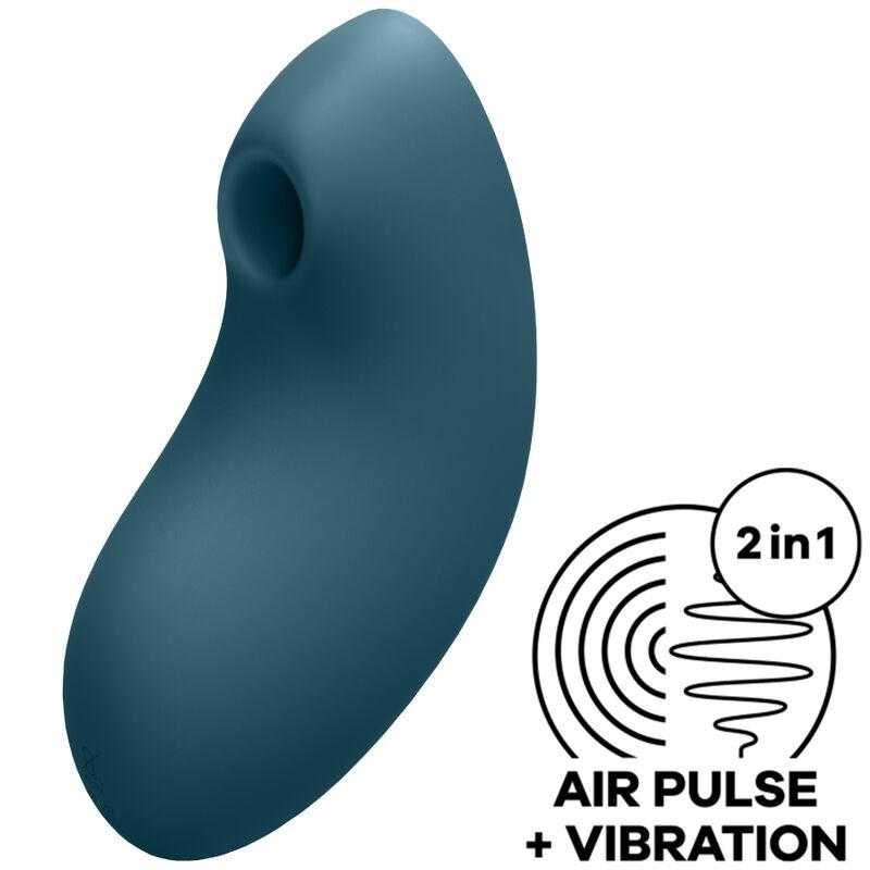 Satisfyer vulva lover 2 estimulador y vibrador - azul Satisfyer vulva lover 2 estimulador y vibrador - azul