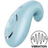 Satisfyer Dipping Delight azul con el icono de vibración