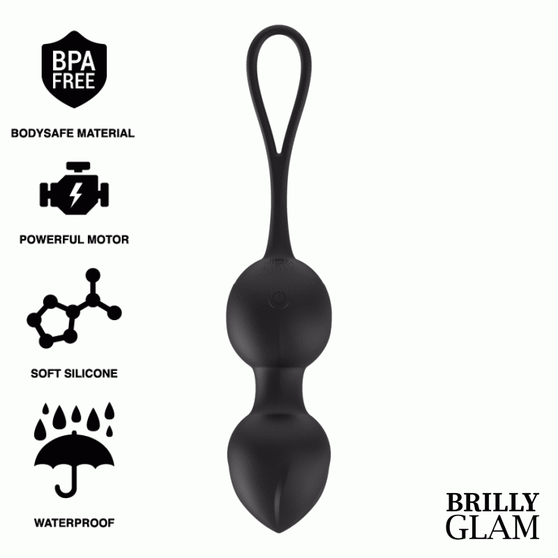 Brilly glam vibrating kegel beads control remoto Brilly glam vibrating kegel beads control remoto