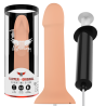 Dildo eyaculador Mythology Flipper con su jeringa