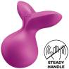 Satisfyer viva la vulva 3 vibrador lay-on - violeta - 1