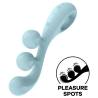 Satisfyer Tri Ball 2 azul con tres zonas de vibración