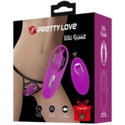 Pretty love wild rabbit estimulador para braguita con control remoto - lila