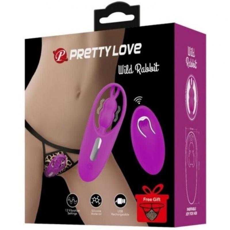 Pretty love wild rabbit estimulador para braguita con control remoto - lila Pretty love wild rabbit estimulador para braguita con control remoto - lila