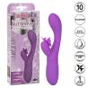 Rechargeable Butterfly Kiss Flutter violeta junto a su caja
