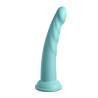 Dildo Dillio Platinum Slim Seven verde de lado