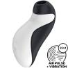 Satisfyer Orca con el icono de ondas y vibración