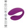 Xocoon - bound love vibrador para parejas morado - 1