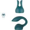 Los dos accesorios Xocoon verdes para The Personal Wand