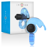 Intense Fry azul, anillo vibrador junto a su caja