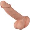 Beautiful encounter zebulon dildo realistico flexible 19,4 cm - natural - 1