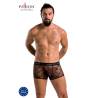 Short James de hombre Passion 032 negro, modelo de frente