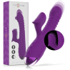 Intense Iggy, vibrador morado con la caja y detalle de funciones