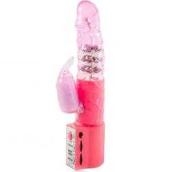 Rotador rabbit rosa c/superestimulador