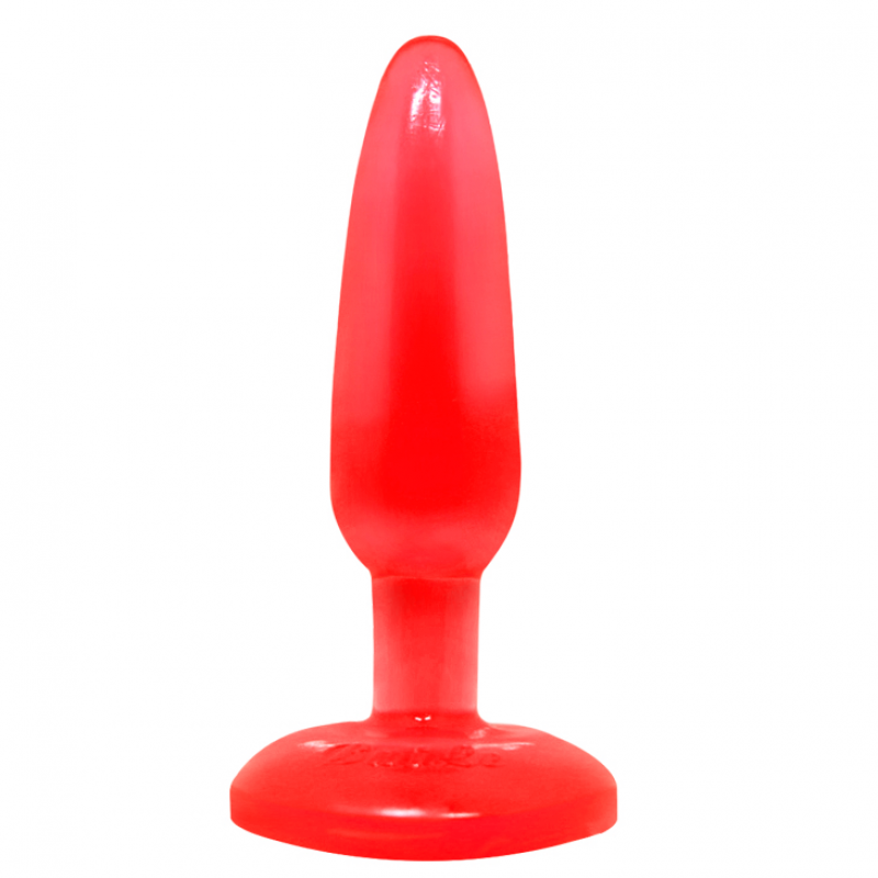 Plug anal tacto suave rojo 14.2