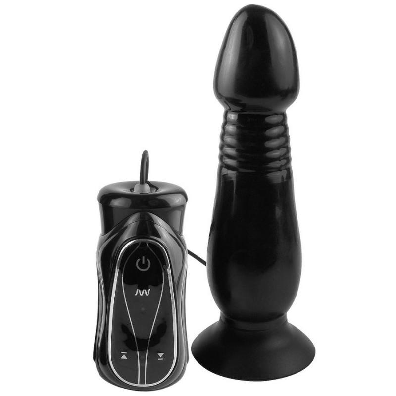 Anal fantasy plug thruster vibrador