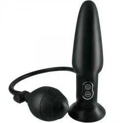 Anal fantasy plug hinchable vibrador