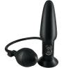 Anal Fantasy plug hinchable y vibrador negro
