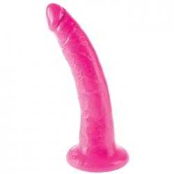 Dillio dildo con ventosa 17.8 cm - rosa