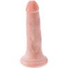 Dildo King Cock de 5 pulgadas color natural visto de frente