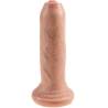 King cock dildo realistico uncut natural 17 cm - 1