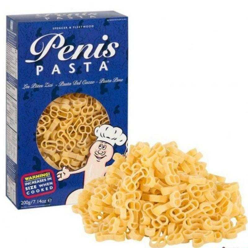 Spencer & fleetwood pasta con forma de pene 200 gr