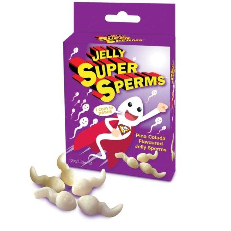 Spencer & fleetwood jelly super sperm gominolas forma esperma 120 gr Spencer & fleetwood jelly super sperm gominolas forma esperma 120 gr