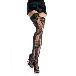 Leg avenue medias de encaje romantico floral