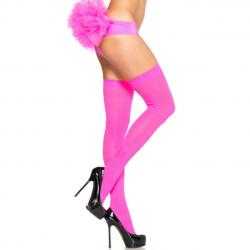 Leg avenue medias opacas rosa neon